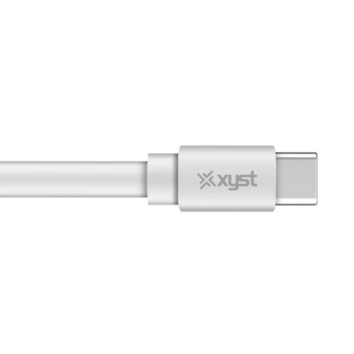 Xyst Flat USB-C to USB-C Charge and Sync Cable 4Ft - Image 3