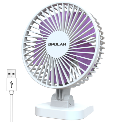 3 Speeds Mini Portable USB Desk Fan - Image 2