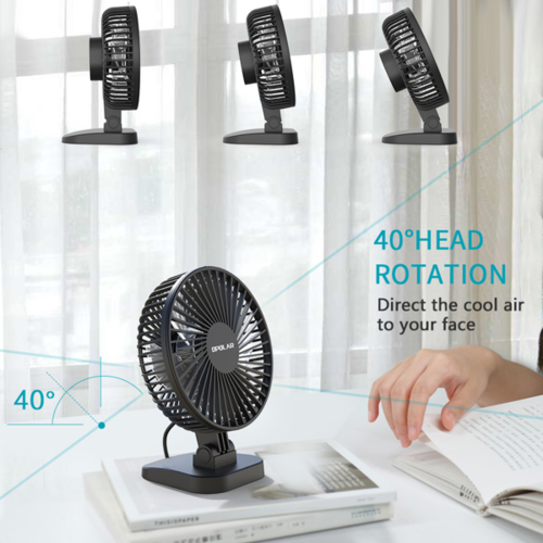 3 Speeds Mini Portable USB Desk Fan - Image 3