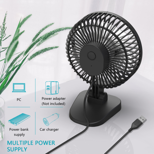 3 Speeds Mini Portable USB Desk Fan - Image 4