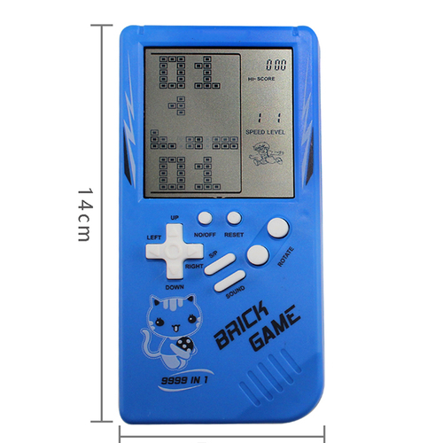 Retro Childhood Tetris Handheld Game Player Yellow - Image 3