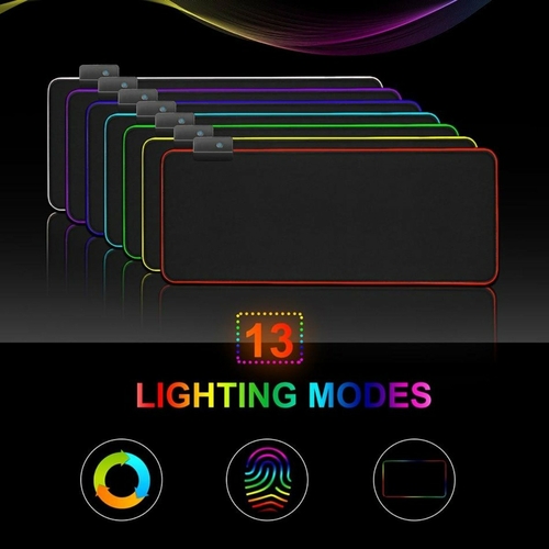 Mouse Desk Pad - Large Dragons RGB Gaming 1 Touch Light Up - Image 5