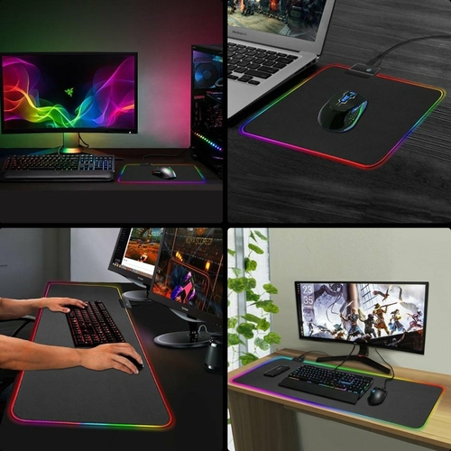 Mouse Desk Pad - Large Dragons RGB Gaming 1 Touch Light Up - Image 6
